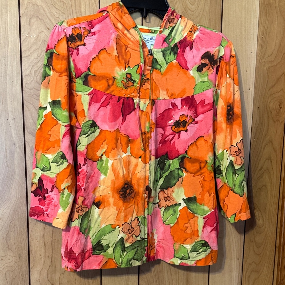 Caribbean Joe Floral Pink, Orange, Green